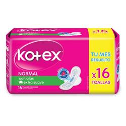 KOTEX TOA NORMAL C/A X 16
